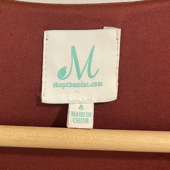 The Mint Julep Sz S Striped Tunic Oversized Shirt Peplum Cotton Rasta Bohemian - Picture 5 of 8